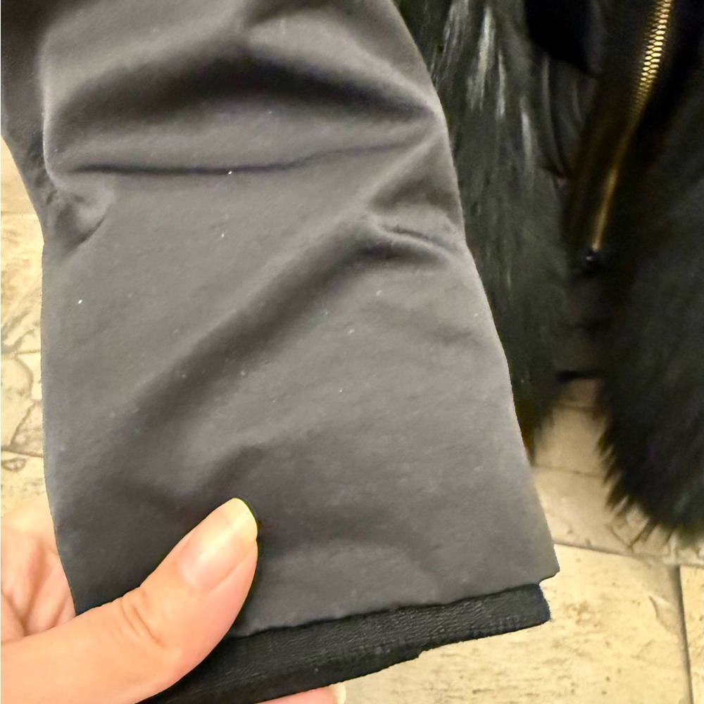 Rudsak Luxurious Black Fur-Trimmed Winter Coat - Picture 4 of 13